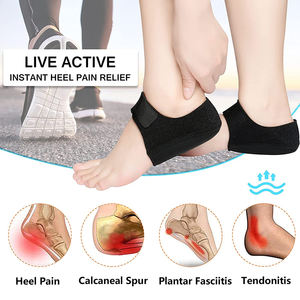 1 buah pelindung tumit heelcup Gel bantal dukungan Plantar Fasciitis pergelangan kaki penjepit nyeri tumit, Achilles Tendinitis, tumit kering retak - Product Image 5