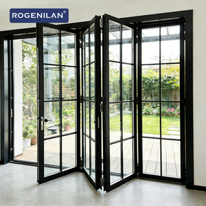 Puerta Plegable Panorámica Invisible para Terraza Rogenilan, Puertas Corredizas Plegables de Aluminio con Doble Vidrio, Personalizadas de Fábrica - Product Image 6
