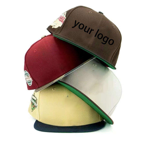 Gorra de béisbol de lona al por mayor de fábrica, bordado 3D, visera plana, estilo hip-hop, 6 paneles, snapback, gorra ajustada para exteriores con protección solar - Product Image 1