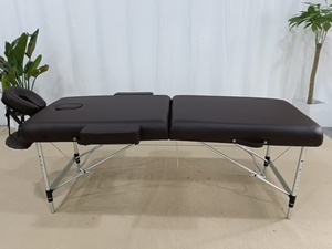 <span class=keywords><strong>Table</strong></span> <span class=keywords><strong>de</strong></span> <span class=keywords><strong>massage</strong></span> pliante en aluminium à 2 sections Source Factory, légère et facile à manipuler pour le spa - Product Image 2