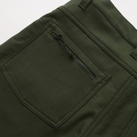 Vente en gros de pantalons cargo décontractés personnalisés pour hommes respirants 100% laine mérinos taille moyenne avec fermeture à glissière évasée bon marché OEM