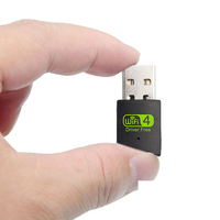 Adaptor USB WiFi Nirkabel 300Mbps RTL8192, Driver Gratis, Dongle USB WiFi untuk Windows