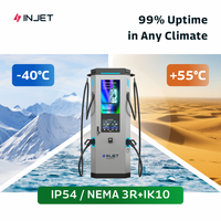 Chargeur DC modulaire 120-480 kW, normes CCS1/CCS2/NACS/GB/T, refroidissement par air/liquide |   INJET Ampax Pro Nouvelle énergie haute vitesse