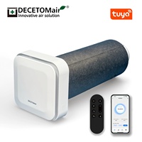 Ventilateur de récupération de chaleur mural pour une seule pièce (HRV) pour une utilisation en cuisine, débit d'air de 50 m³/h, efficacité de 85 %