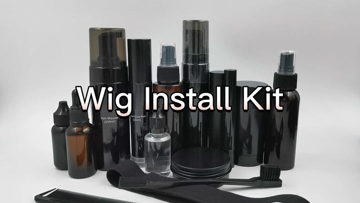 Assorted Hair & Accessory Kit with Black Wig Amazon.com: ANOGOL Hair Cap+ Black Pigtail Wigs Clip-on  main image 3