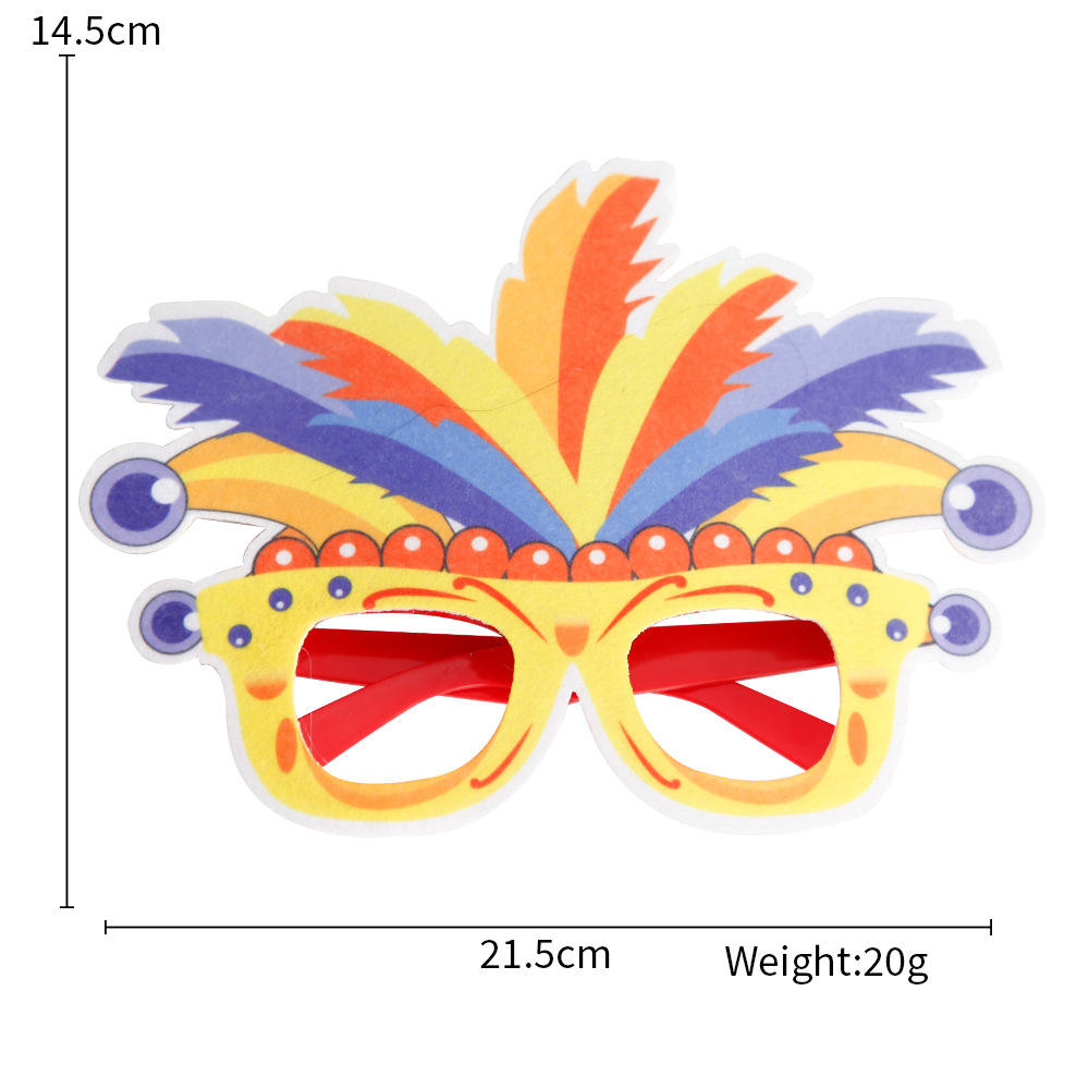 Feather clown hat