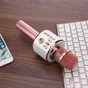 Wholesale Handheld Portable <b>Microphone</b> USB Party Magic Sing Speaker Home <b>Microphone</b> for Sing - Product Image 5