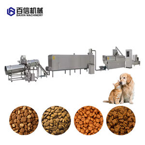 Extrudeuse automatique à vis simple durable Baixin pour aliments pour animaux de compagnie, machine à granulés pour chiens et chats avec une capacité de 100 à 1200 kg/h, 380V/440V - Product Image 4