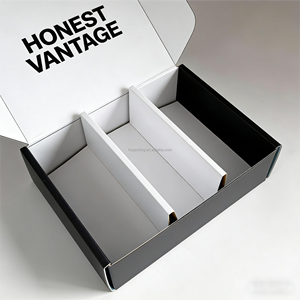 กล่องกระดาษลูกฟูกสำหรับบรรจุภัณฑ์ขวดน้ำผลไม้ ซอส เครื่องดื่ม กล่องไปรษณีย์แบบมีช่องสำหรับจัดส่ง - Product Image 6