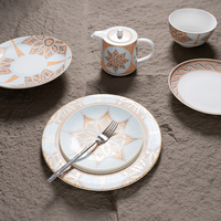 Service de vaisselle en porcelaine fine de luxe P&T, assiettes élégantes vintage, vente en gros pour hôtels et restaurants