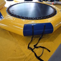 Trampoline aquatique gonflable, plateforme flottante, jouet aquatique parent-enfant, structure de divertissement aquatique pour zones panoramiques