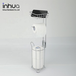 Tissue holder bathroom toilet tissue paper roll storage holder stand toilet roll holder