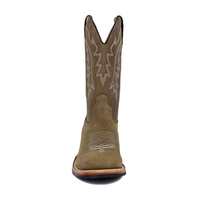 Botas Vaqueras Goodyear Welt para Hombre, Parte Superior de Cuero de Grano Entero, Suela de Goma, Altura hasta la Rodilla, para Uso en Verano/Invierno, Trabajo en el Rancho, Uso Casual