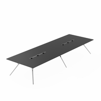 Grande table de conférence modulaire à la mode moderne Mobilier de salle de réunion pour 4 8 10 12 personnes Réunions pour la maison et l'école