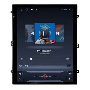 9.7 inch screen vertical tesla style car DVD player car multifunctional central screen video player/global positioning system GP