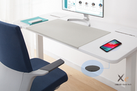 Chargeur sans fil invisible sous table OEM ODM 10W 20mm, chargeur de téléphone sans fil longue portée
