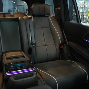 GLS400หุ้มเบาะหนังแท้สำหรับรถยนต์ทุกรุ่น (2020-2025)-Maybach สีดำสุดหรู - Product Image 3