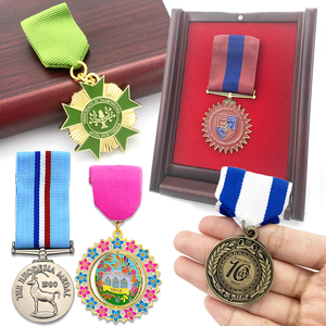 เหรียญรางวัลสำหรับเล่นกีฬาทำจากโลหะพิมพ์ลายเพื่อเป็นเกียรติแก่3D ออกแบบพิเศษ - Product Image 3
