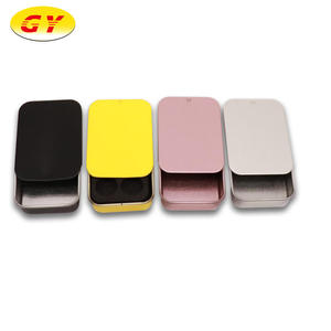 Custom metal tin box can be opened and closed tin box bubble gum packaging box
