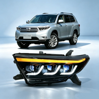 Ensemble de phares LED modifiés pour Toyota Highlander 2012-2014, projecteur DRL, clignotant séquentiel, animation bleue, plug-and-play