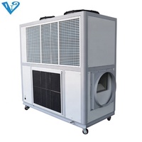 Refroidisseur d'eau industriel Venttech à refroidissement par air/Système de traitement des plastiques avec compresseur et dimensions personnalisables