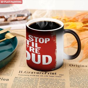 Mug à sublimation vierge 11oz en céramique, tasse magique activée par la chaleur pour design DIY - Product Image 5