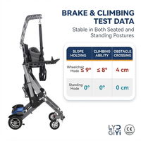 Robot de rééducation à domicile Leyidi, prêt à l'emploi, pour l'entraînement à la marche des membres inférieurs, fauteuil roulant pour personnes âgées, récupération post-AVC, certifié CE, garantie 1 an