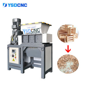 Mini Trituratore a Doppio Albero ad Alta Produttività con Riduttore e Pompa per Triturazione di Legno, Cartone, Rifiuti Tessili e Tessuti - Product Image 1