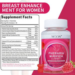 WXW Stock Pueraria Mirifica Gommes pour le bien-être des seins Gommes pour la fermeté naturellement Pueraria Mirifica Extract Gummy - Product Image 2