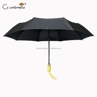 YS-3035 Parapluie pliable de voyage de haute qualité pour l'extérieur, logo personnalisé, résistant au vent, portable, utilisation en cas de pluie ou de soleil, ouverture et fermeture automatiques