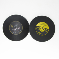 Posavasos de PVC y silicona antideslizantes, ecológicos y resistentes al calor, personalizados para discos de CD, vasos y tazas. ¡Gran oferta!