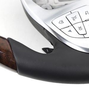 Mejor volante caliente para <span class=keywords><strong>Mercedes</strong></span> <span class=keywords><strong>Benz</strong></span> 14-17 W222 S300 S320 S400 S500 S600 volante de madera de melocotón modificado envío rápido - Product Image 5