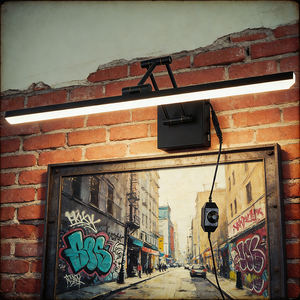 LED Adjustable Linear Picture Lights For Wall Art 3-color temperature <b>Mirror</b> Lamp for Bathroom Dimming Vanity Fixture Wall Light - Product Image 1