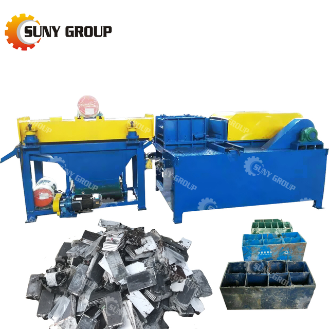 Trade Assurance Lead Acid  Battery Production Line Scrap Batteries Drained Lead Acid Battery