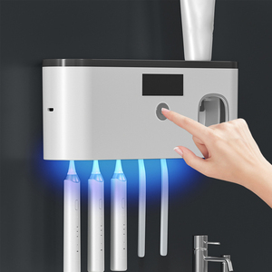 Esterilizador de Cepillos de Dientes Automático de Pared con Luz UV USB, Eliminación del 99.9% de Bacterias, Desinfectante para Hoteles, Familias y Baños - Product Image 1