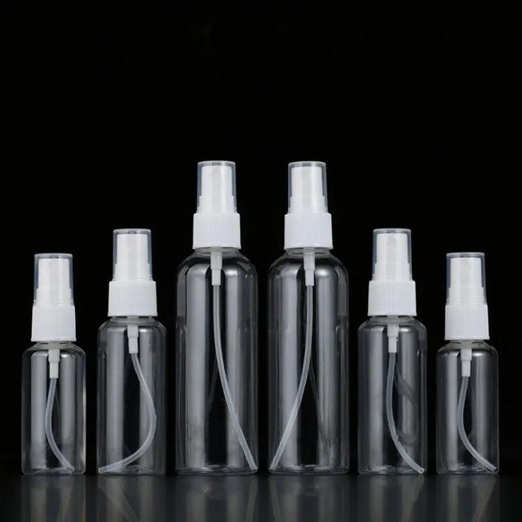 NH Wholesale Vide 1oz 10ml 30ml 50ml 60ml 100ml 120ml Emballage de forme ronde Fine Mist Pet Plastic Facial Spray Bottle