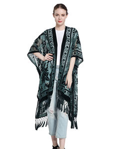 غطاء طويل للنساء من WeHello مع شرابة-سترة غير رسمية-شال - Product Image 4