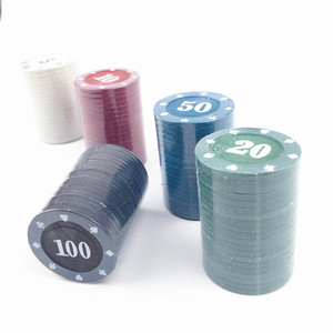 Chevalier chanceux de qualité supérieure en céramique personnalisée vente en gros 100 comprimés jeton de poker pour jetons de mélamine en céramique - Product Image 3