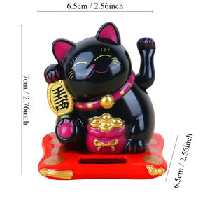 Vente en gros 20251 Offre Spéciale 2.5 pouces armement automatique décoration de la maison animal agitant chat porte-bonheur <span class=keywords><strong>Maneki</strong></span> <span class=keywords><strong>Neko</strong></span> - Product Image 5