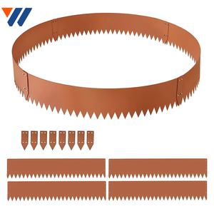 รั้วเหล็กตกแต่งขอบสวน YW Hardware ความยาว 10 เมตร สีดำ ป้องกันการรั่วซึม สำหรับจัดสวน ทำจากเหล็กชุบสังกะสี - Product Image 2