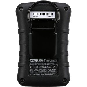 Détecteur de gaz unique MSA Altair O2, moniteur portable d'oxygène, noir, alimenté par batterie - Product Image 3