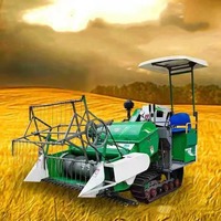 Moissonneuse-batteuse agricole compacte Wubota avec composants essentiels tels que le moteur et la boîte de vitesses