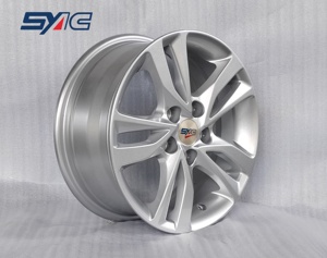 Vente chaude d'usine jantes de voiture de rechange 15 pouces 5 trous R15x6.5j/PCD5x105 couleur argent jantes de voiture de tourisme pour Kovacs - Product Image 4