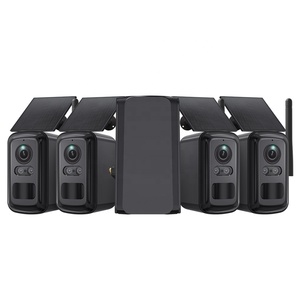 Nhà hub5mp năng lượng mặt trời Powered máy ảnh Combo <span class=keywords><strong>kit</strong></span> wifi repeater 8000mAh Pin tầm nhìn ban đêm PTZ hai chiều âm thanh 20-30m IR phát hiện - Product Image 1