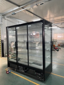 Réfrigérateur vertical pour boissons, vitrine ventilée avec porte en verre, réfrigérateur à sodas, présentoir promotionnel pour supermarché - Product Image 3