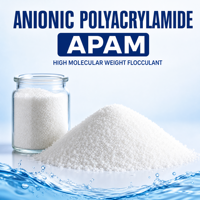 APAM Anionic Polyacrylamide Flokulan Bubuk Pengendap Cepat