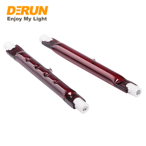 Lampu Halogen Inframerah 175W 200W 250W 300W <span class=keywords><strong>400W</strong></span> 500W Lampu Pemanas Kuarsa R7S Ujung Ganda Dengan CE RoHS - Product Image 3