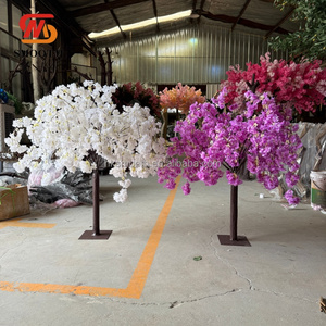 SMOOTH - Centro de Mesa de Flores Artificiales de Seda Sintética de 100 cm para Decoración de Mesa de Boda, Eventos y Fiestas, Árboles de Sakura Artificiales, Árbol de Flores de Cerezo - Product Image 2