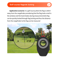 Télémètre de golf avec pente Gm1200 télescope télémètre magnétique haute définition télémètres laser 1200M chasse monoculaire