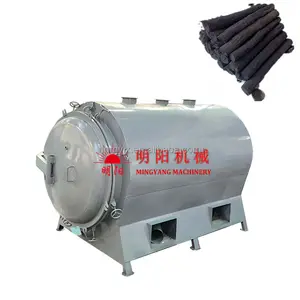 Easy operation bamboo wood charcoal carbonization furnace bio char destructive distillation kiln no smoke